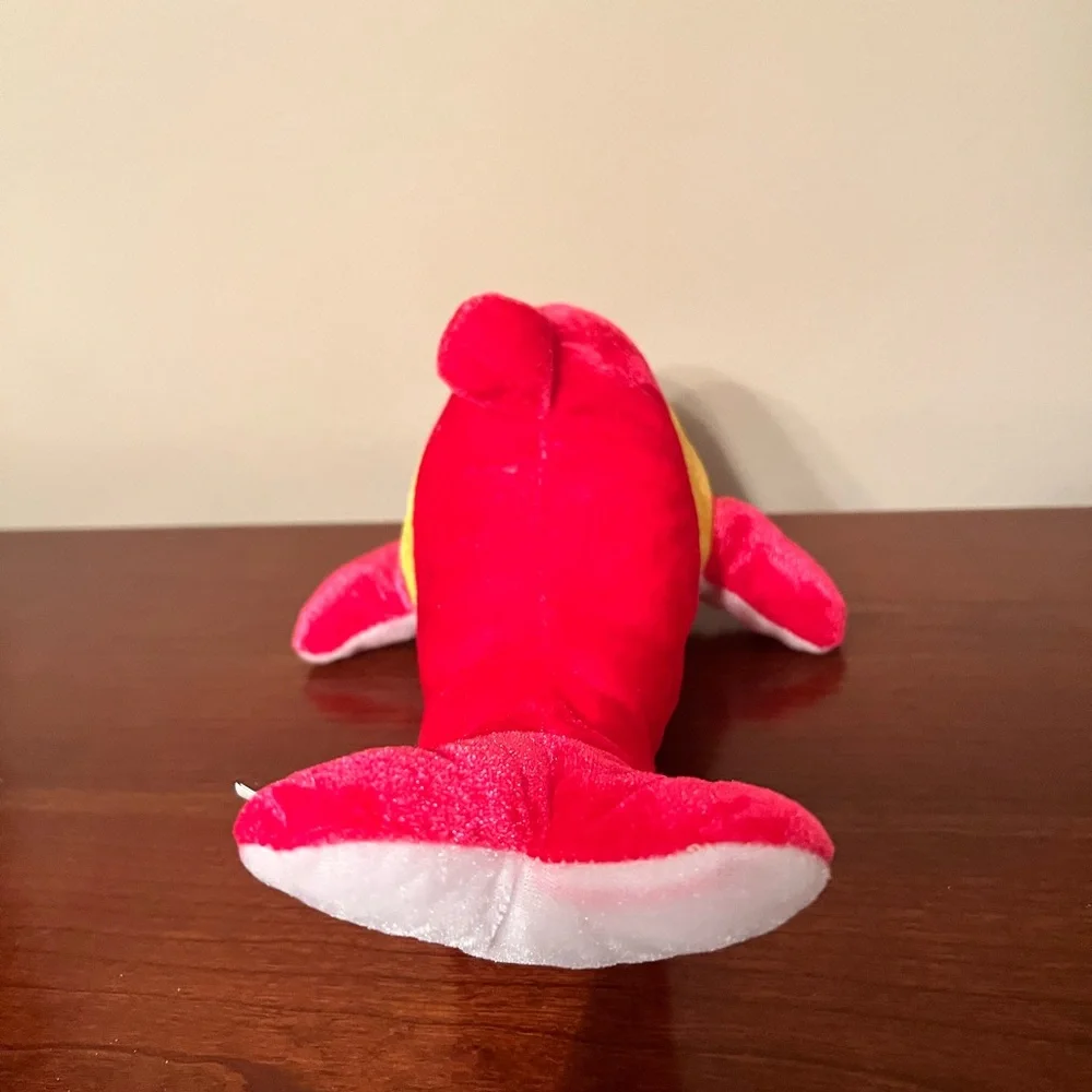 Toy Factory DOLPHIN Pink Yellow White Belly Sewn Eyes Plush 13